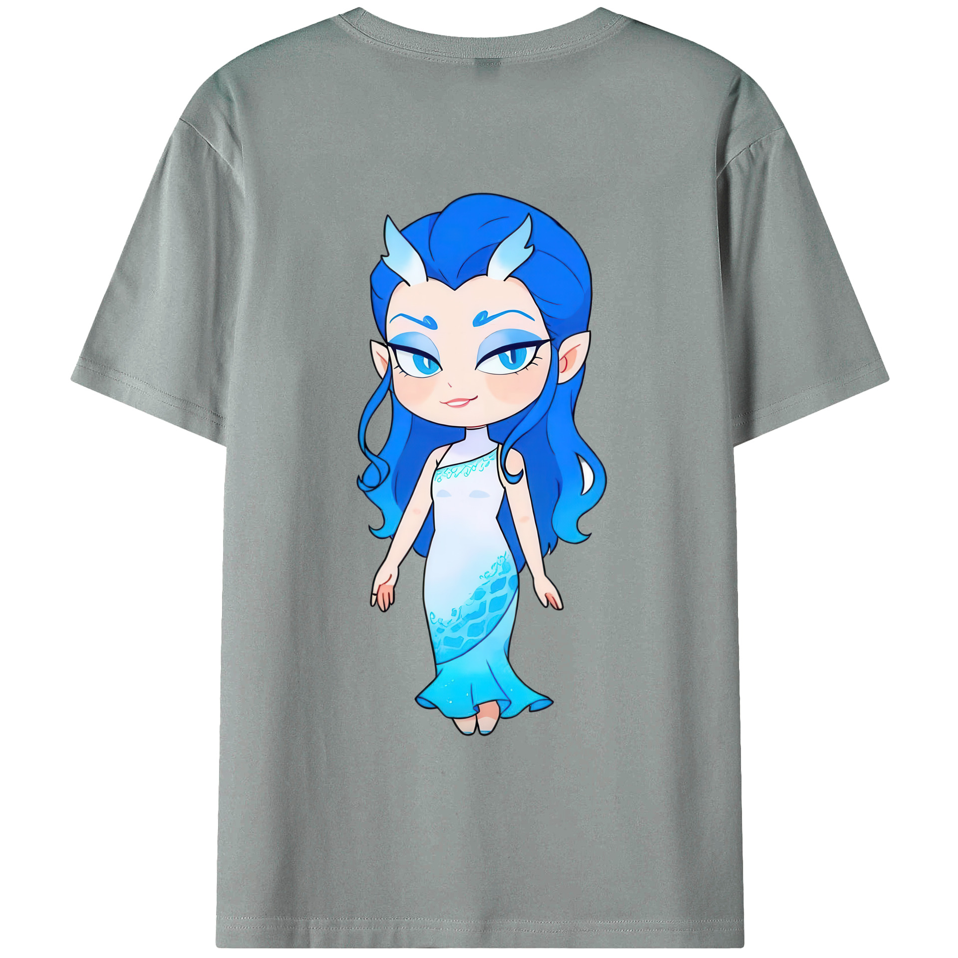 （画像用） Ne Zha 2 ナタ 魔童の大暴れ 綿100％ メンズ半袖Tシャツ（バックプリント） 通気性
